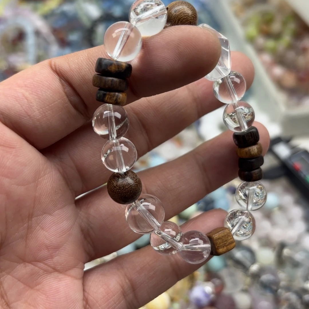 水晶银S925镶嵌手链