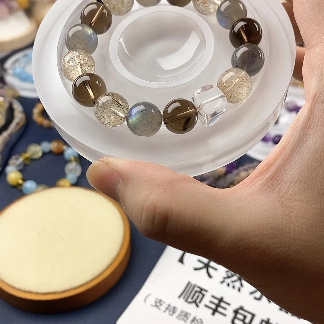 银S925镶嵌手链水晶