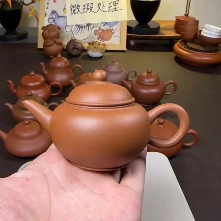 茶壶紫砂106cc微瑕水平