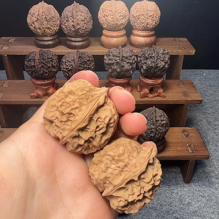 吊坠文玩核桃z凤凰牡丹38mm