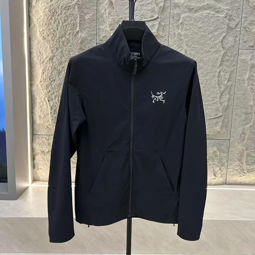 (Q-)(皮肤衣2025新款男士夏季立领城市通勤夹克外套