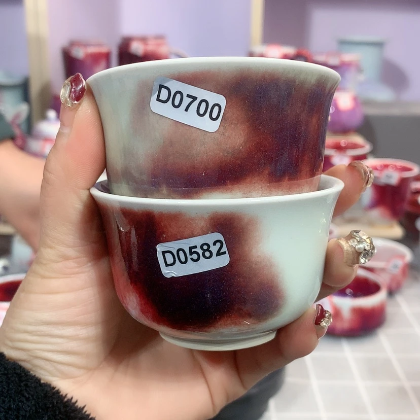 【闪购商品】钧瓷主人杯摆件工艺品