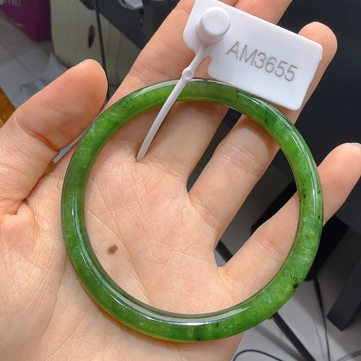 和田玉（碧玉）手镯未镶嵌58.7
