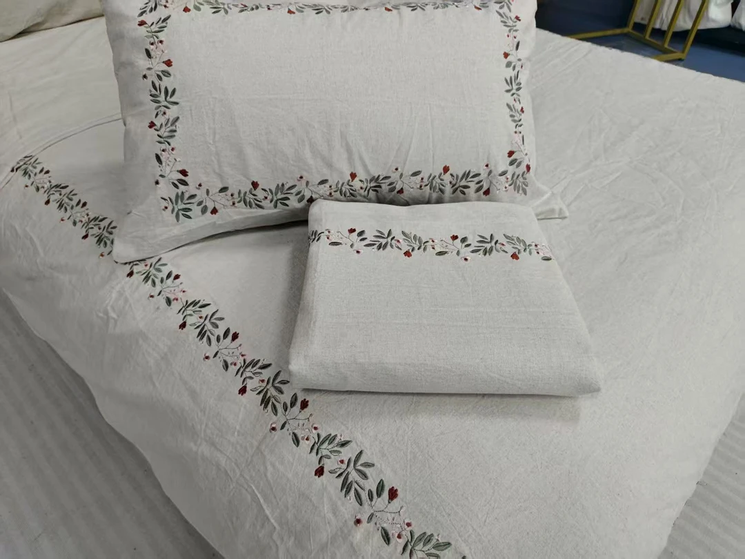 新品罗布麻麻叶轻吟床单