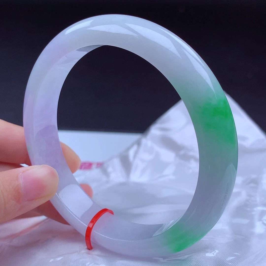 翡翠未镶嵌手镯63.6圈001987