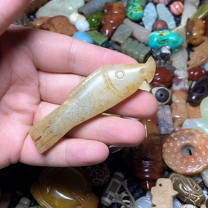 和田玉未镶嵌颈饰145