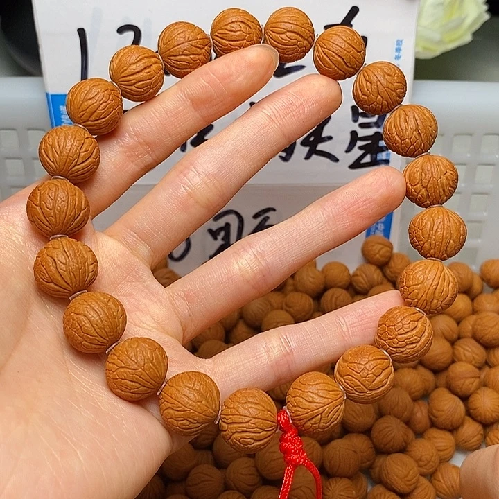 桃核手串14mm左右野生满天星手持