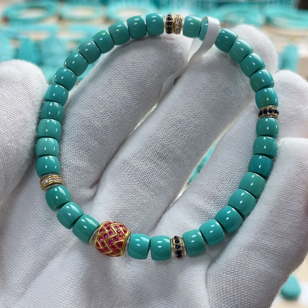 绿松石珠宝奇石未镶嵌