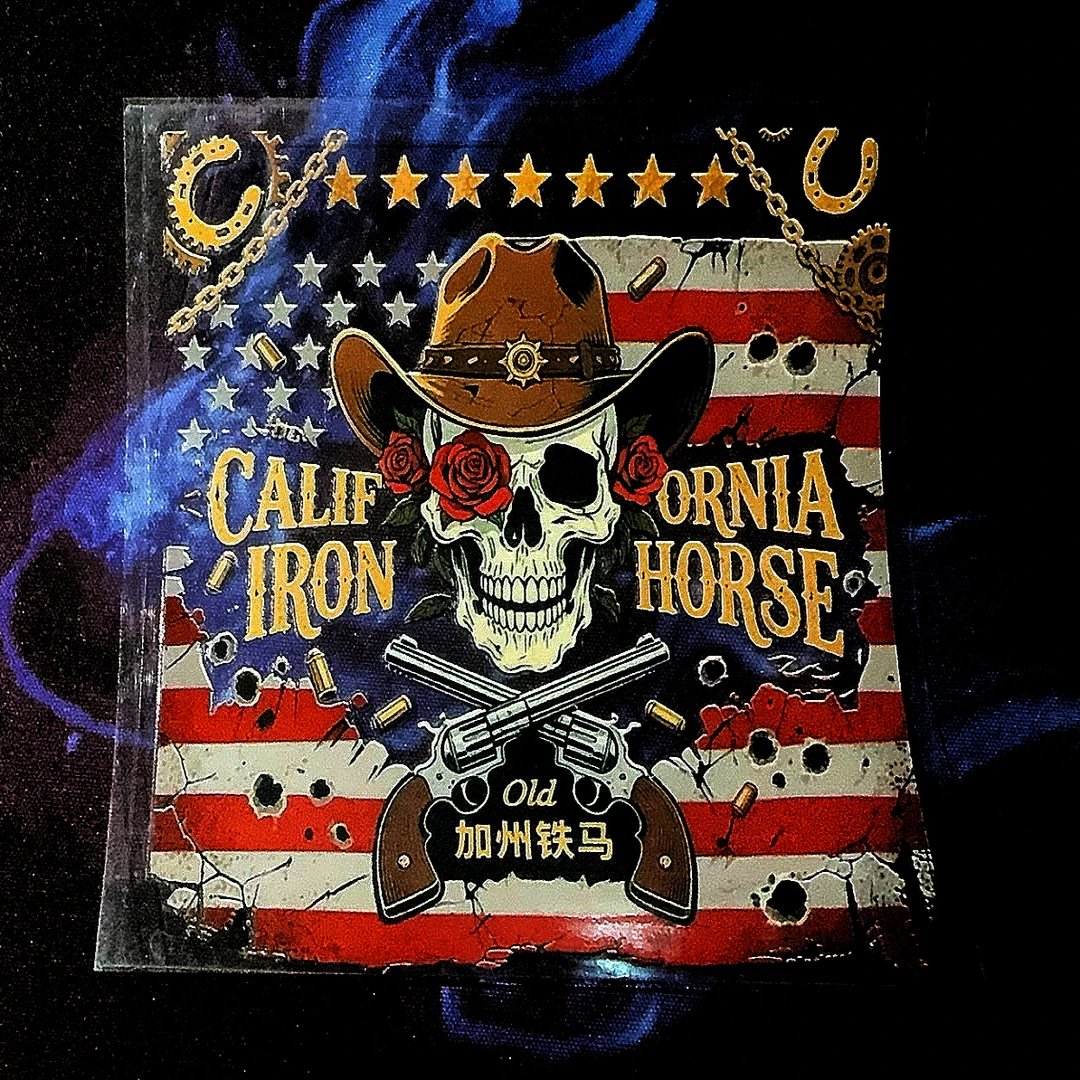 《CALIFORNIA IRON HORSE加州铁马》经典系列品牌贴纸