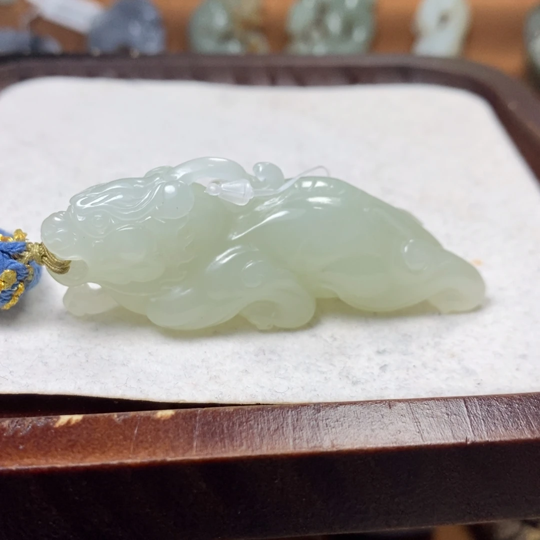 和田玉未镶嵌颈饰35