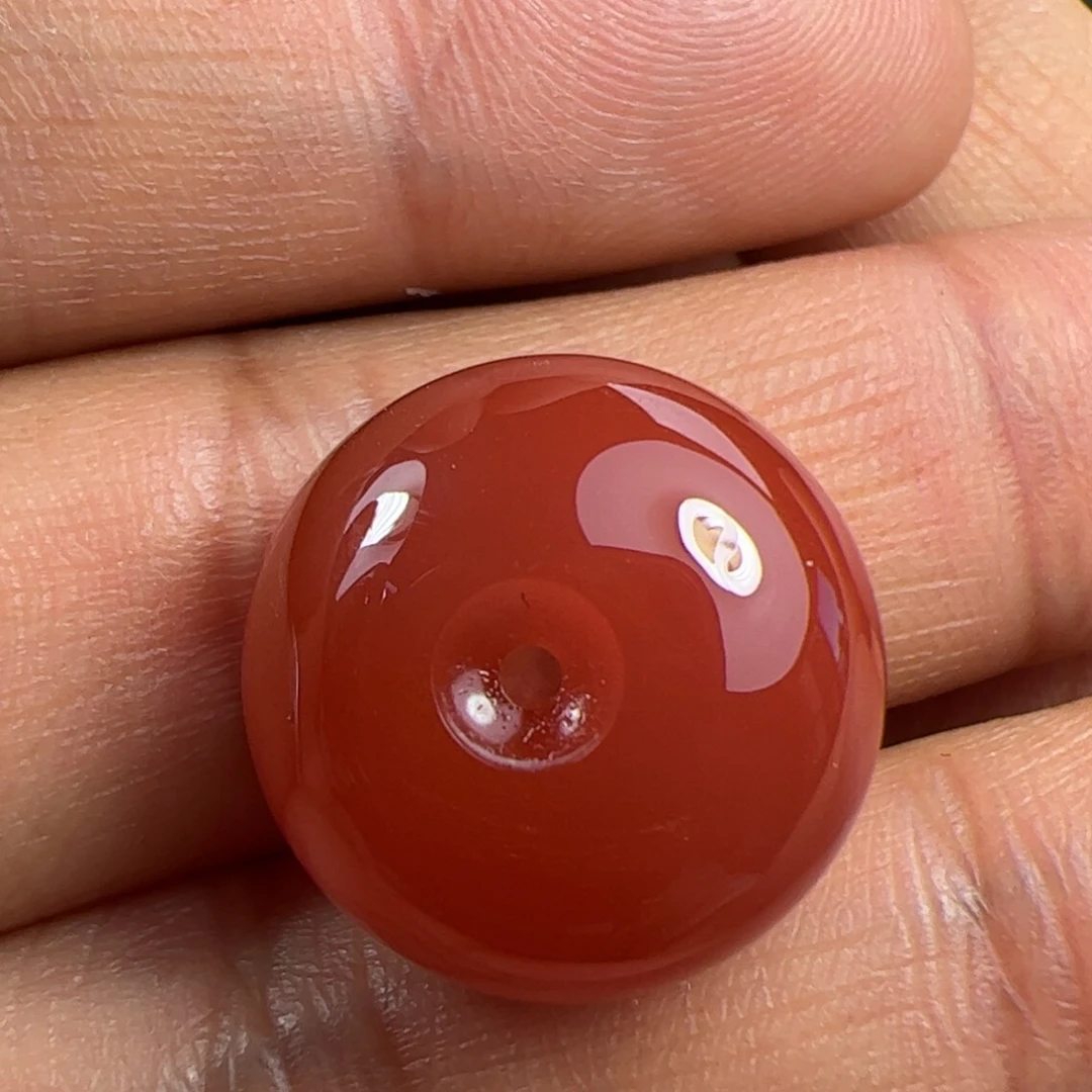 未镶嵌平安扣南红玛瑙