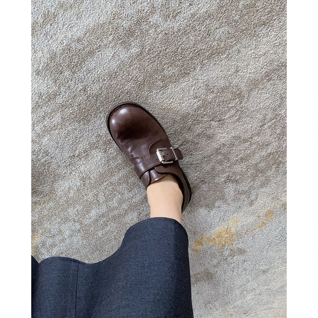 【Minority Focus】植鞣的胎小牛复古英伦风乐福鞋2503-3