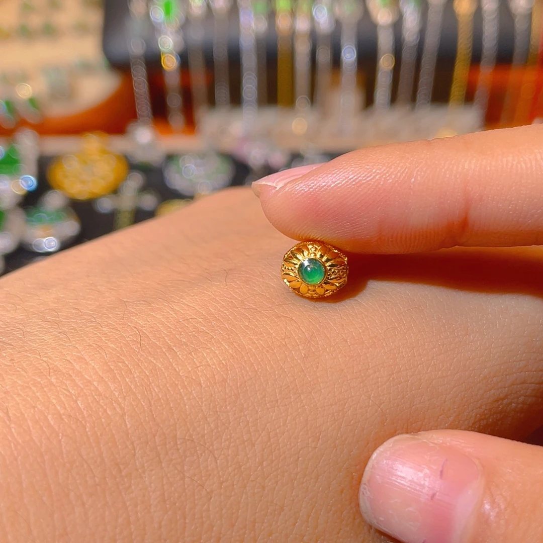 翡翠银S925镶嵌颈饰