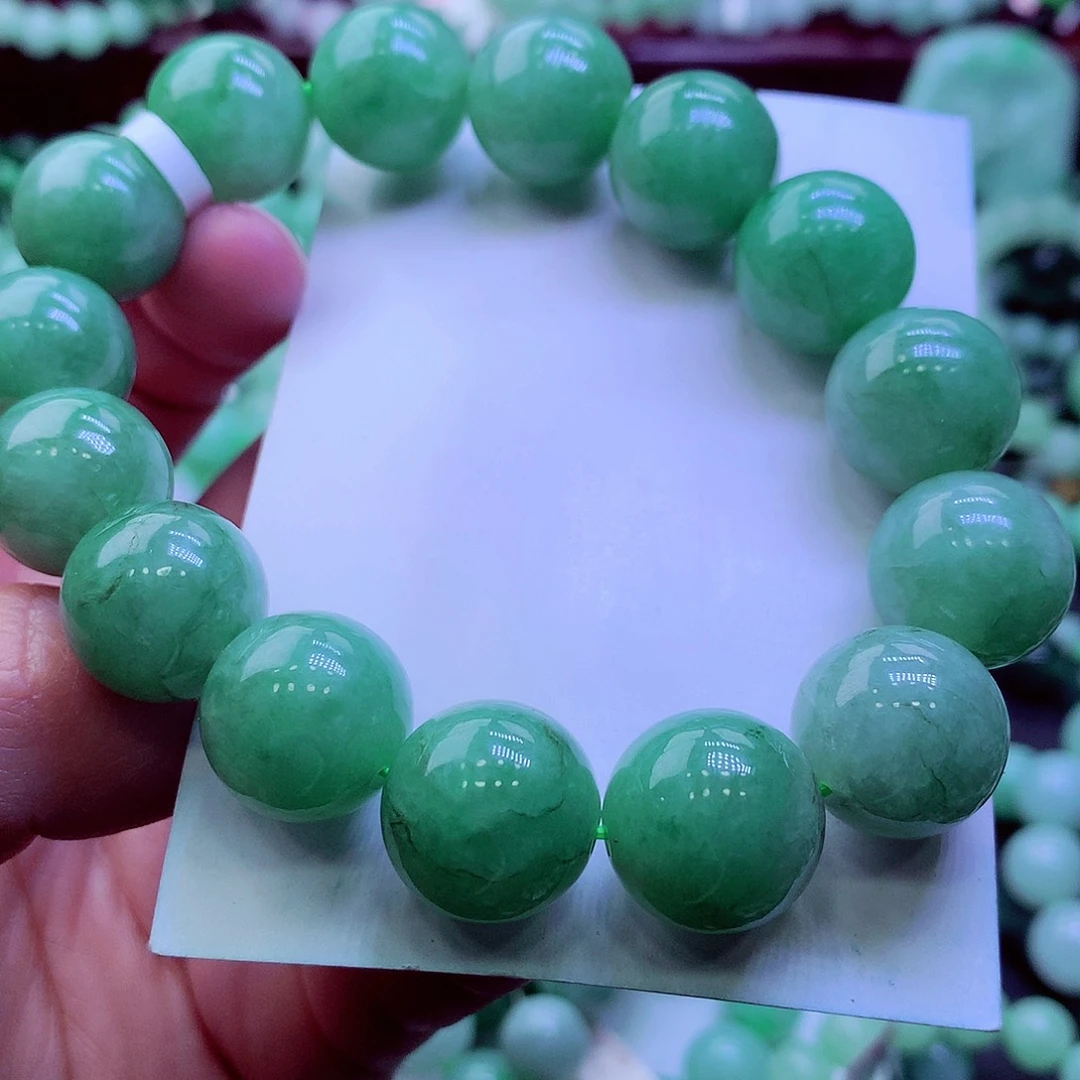 翡翠未镶嵌毛衣链