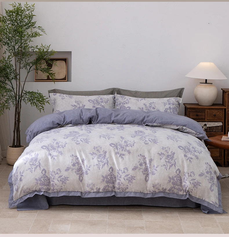 2025新品秋冬原麻中古风双层纱高克重复古风法式四件套