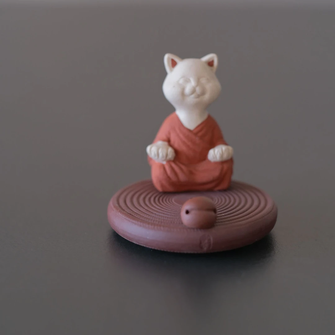 树见造物丨《猫猫香插》 手机支架 香插