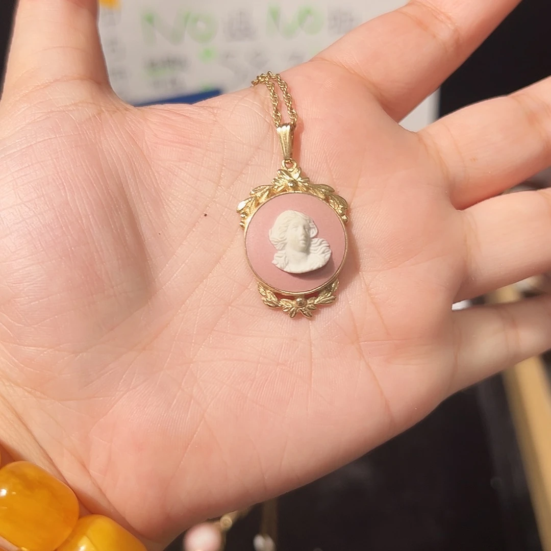 纯铜合成碳硅石项链