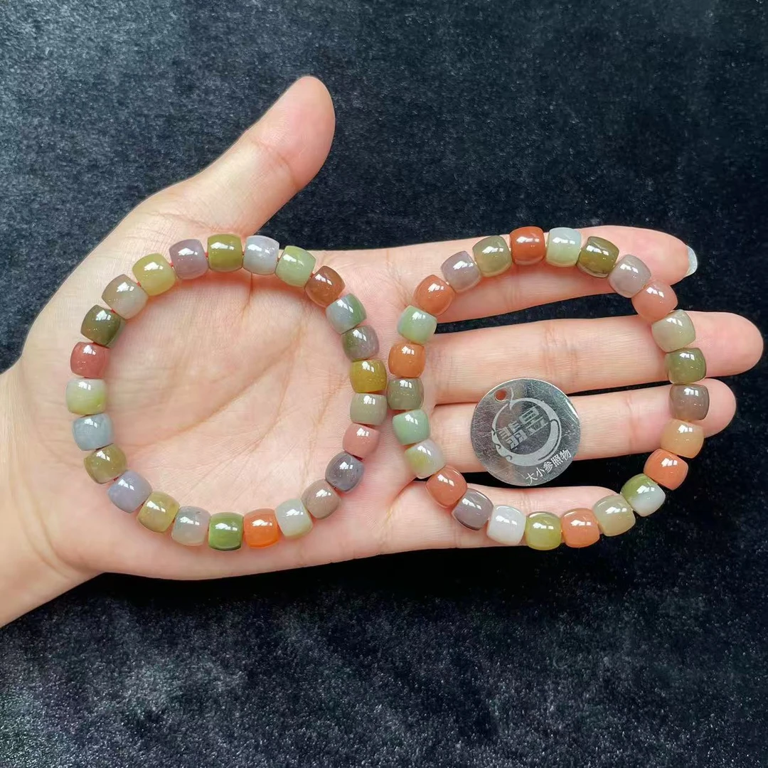 翡昱-N25-39813-盐源玛瑙手串/约8+/约26颗/-多样性发其一-C