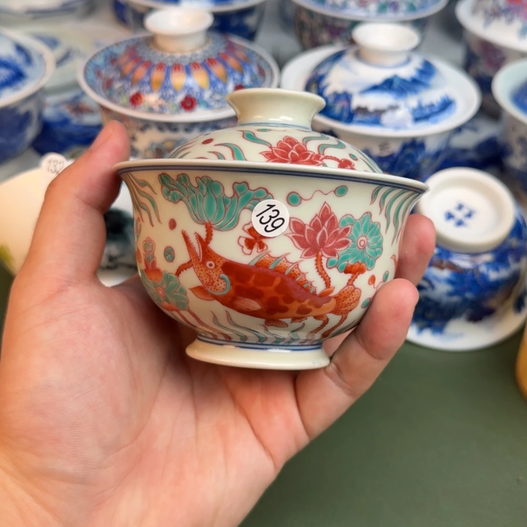 彦祖纯手工手绘茶具139