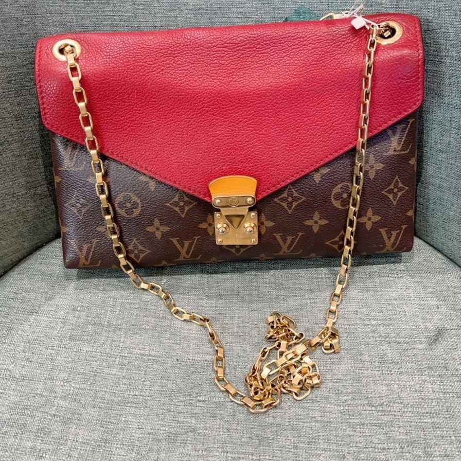 95新 LouisVuitton/路易威登 老花传奇信封 1121 4343