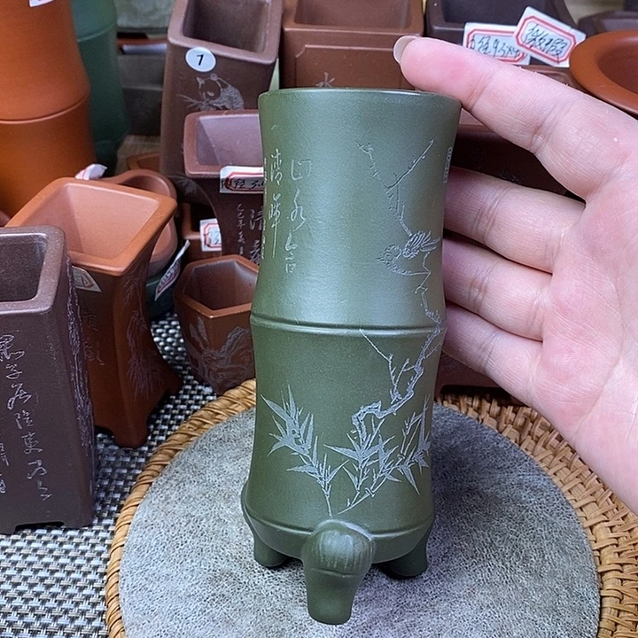琉璃手工艺品宜兴紫砂精品花盆