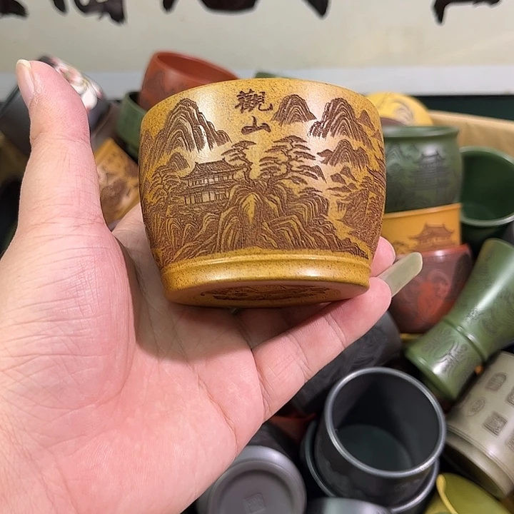 茶杯紫砂全手工紫砂主人杯