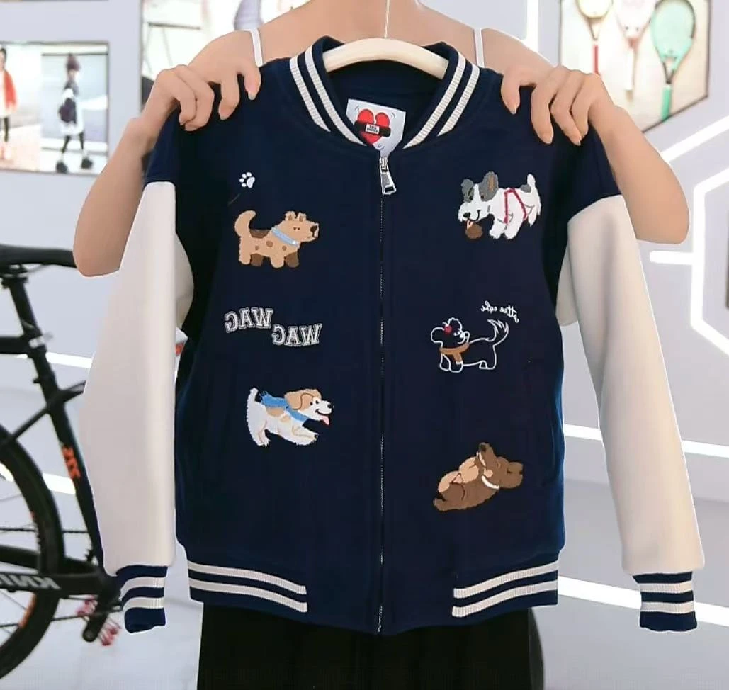 【RG品牌童装】女童外套秋冬款2025夹棉呢子中大童冬装棒球服
