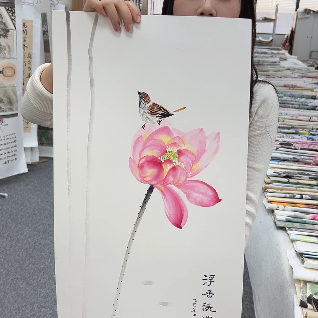 国画纯手绘字画作品欣赏