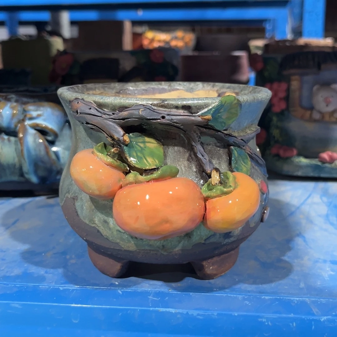 21 号陶然花器多肉植物手工花盆