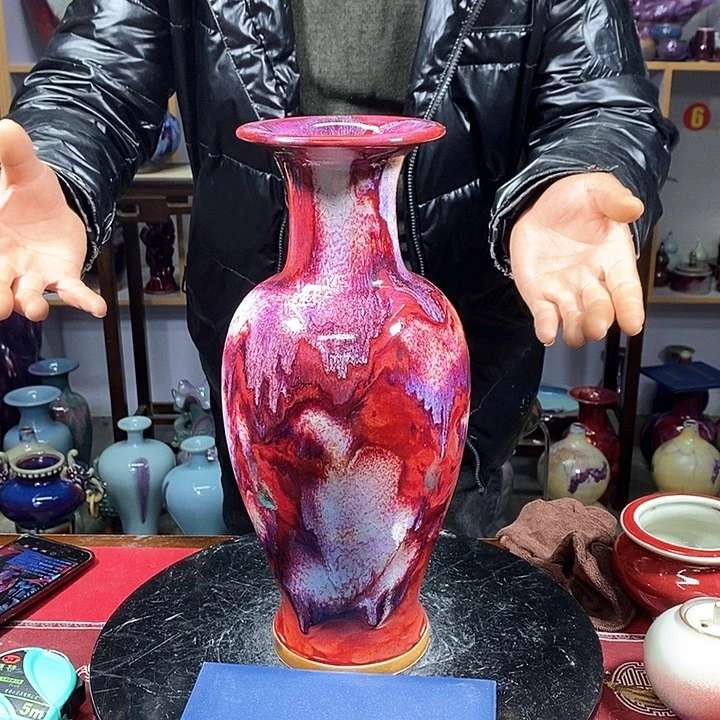 瓶中国神垕精品钧瓷