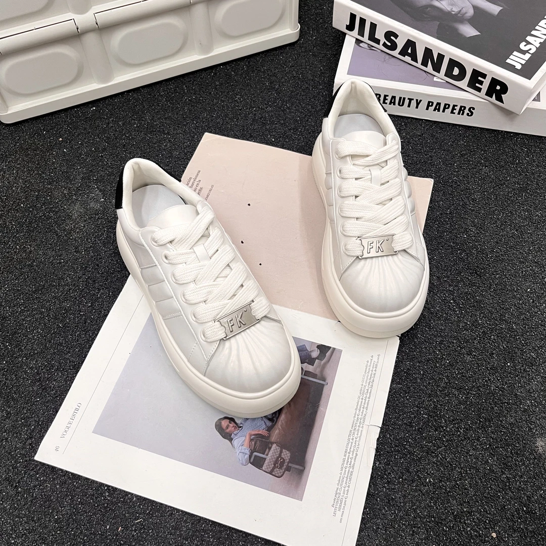 【喜喜专属】2203-19新款透气女板鞋系带小白鞋经典款百搭