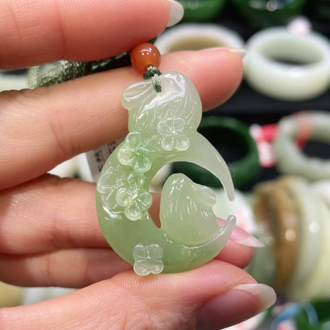 吊坠(不含链)未镶嵌和田玉