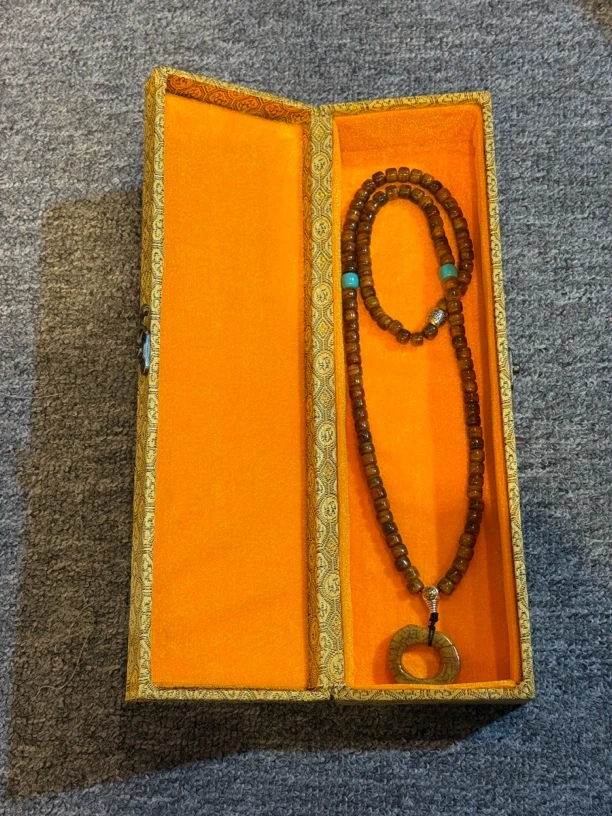 108颗串 0.8 12345 带盒 文玩袋