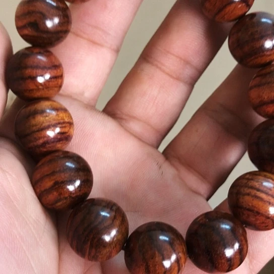 黄花梨/降香黄檀手串/手链1.5留疤盯