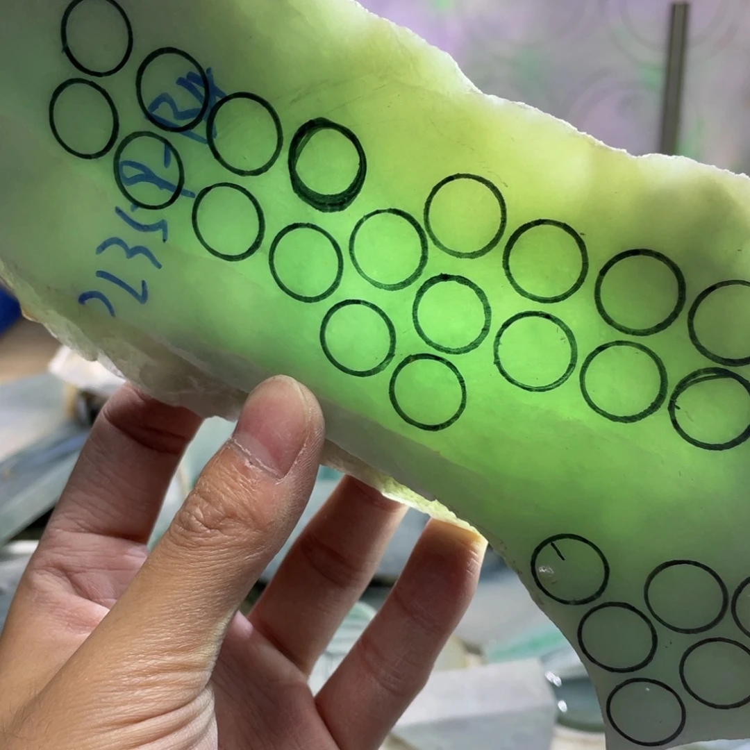 未镶嵌挂件翡翠K缅甸天然翡翠片料