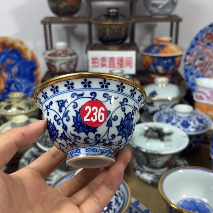 没***达景德镇手工手绘陶瓷