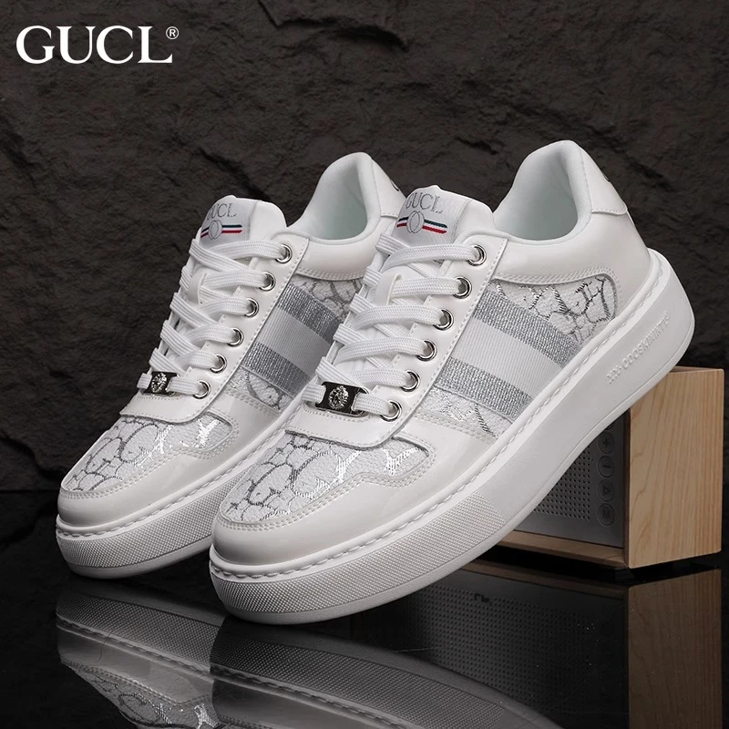 酷奇男鞋情侣款秋冬季新款小白鞋休闲运动时尚百搭男女鞋增高潮品