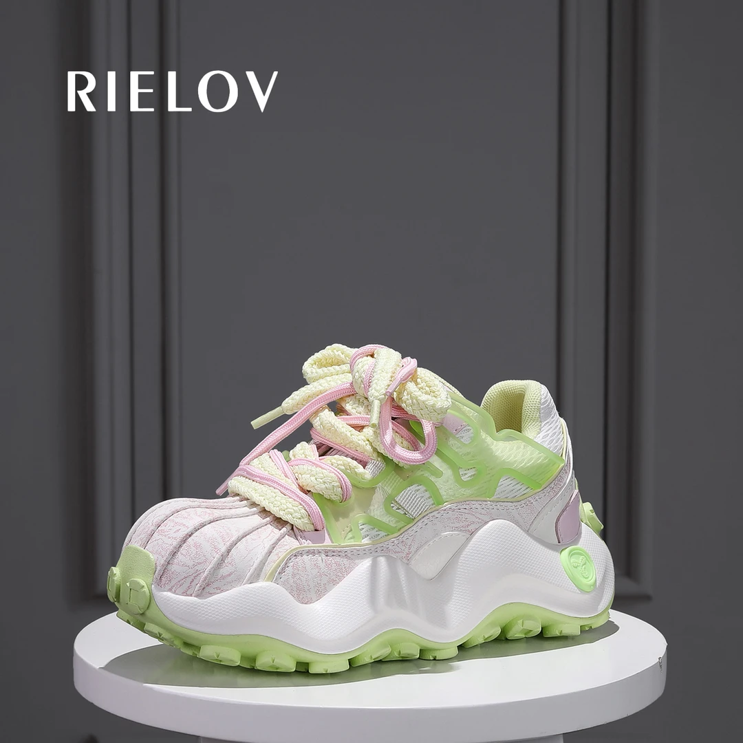 【RIELOV-海浪】增高6cm时尚潮流百搭女士休闲鞋 86-01【文文】