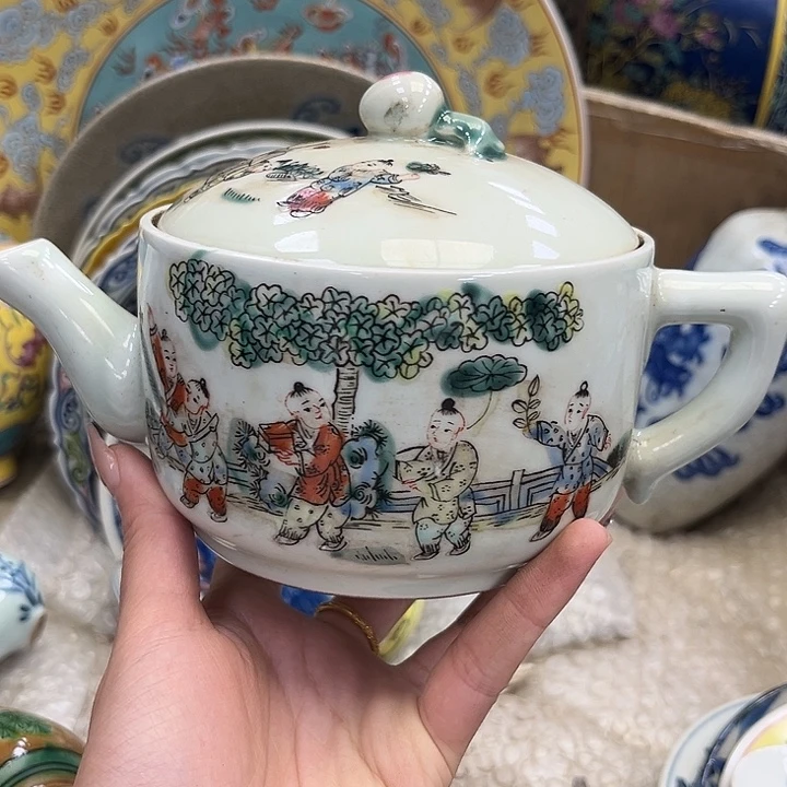 瓷片瓷器摆件 瓷器摆件