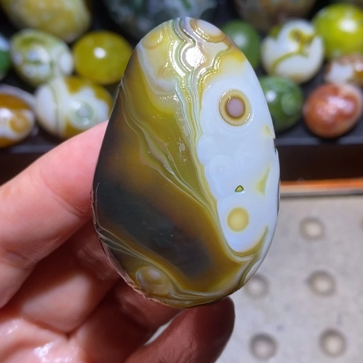 未镶嵌玛瑙/玉髓珠宝半成品21