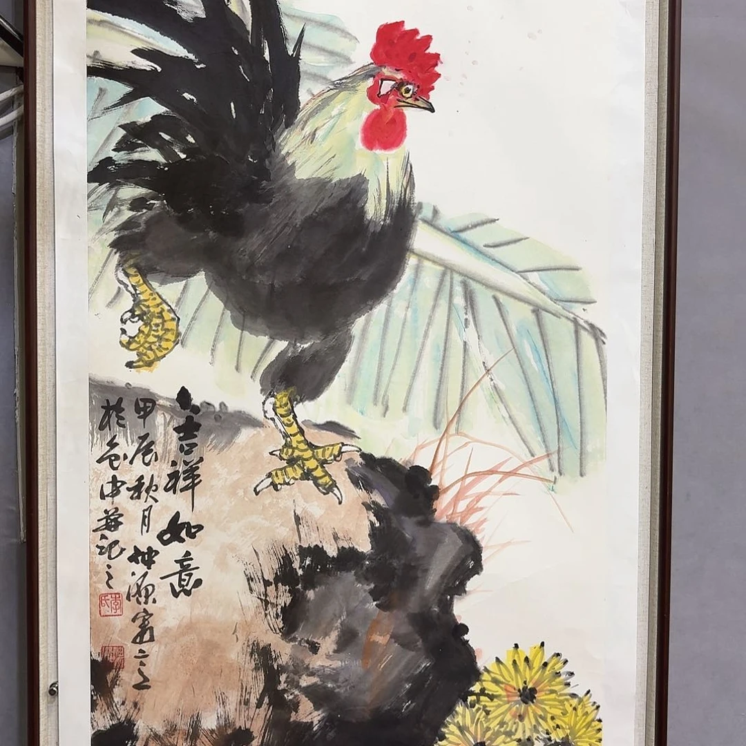 国画亲笔手绘放心去藏