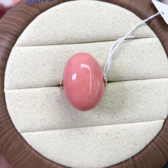 天然珊瑚莫莫精品戒指