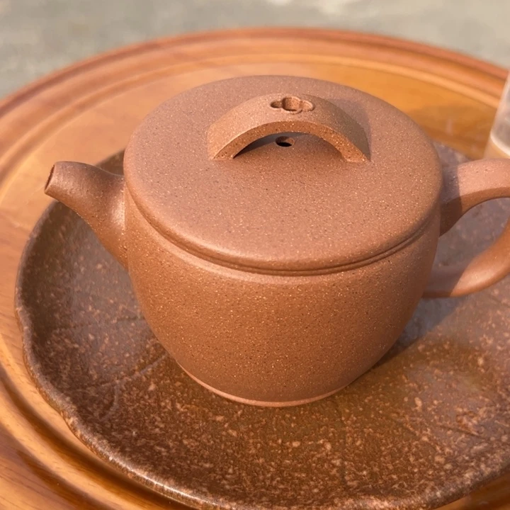 茶壶紫砂220cc五彩段汉瓦