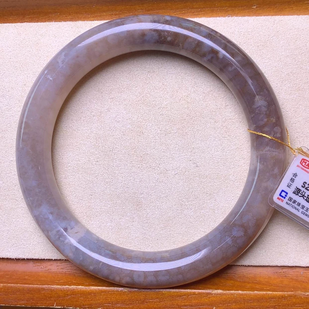 【闪购商品】硅化珊瑚（珊瑚玉）手镯未镶嵌圈口59