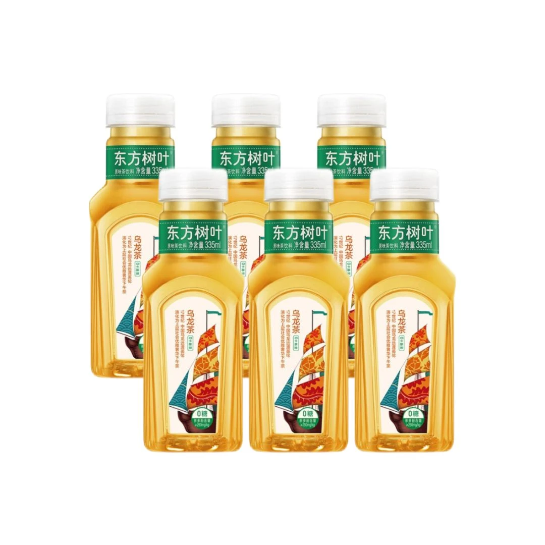 【次日达】农夫山泉东方树叶乌龙茶335ml*6 5月到期夏季解渴必备饮料临期饮料低糖饮料0糖饮料血糖高专用饮品
