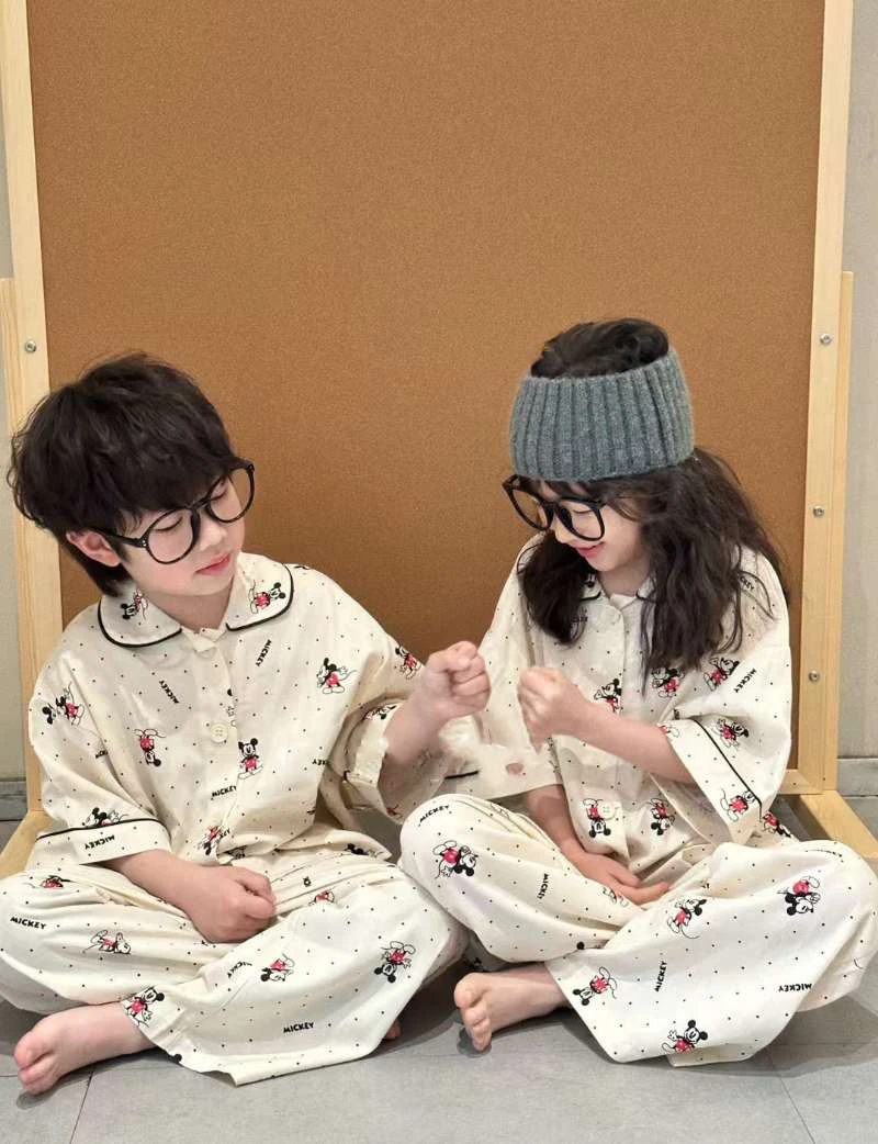 2025男女童家居服春夏款休闲家居服套装