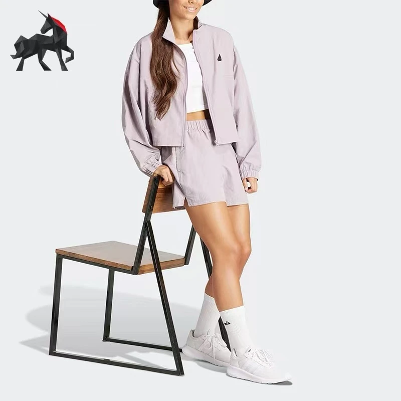 Adidas阿迪达斯女子薄款时尚宽松时尚运动户外IN1839