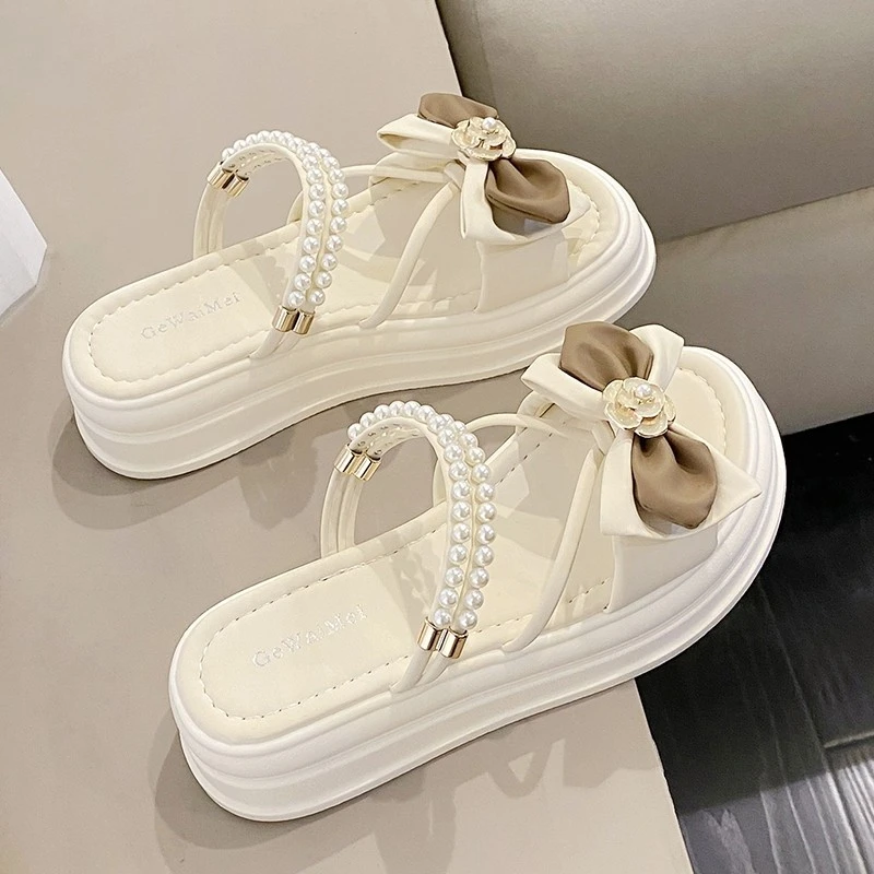 YEARCONSJ/意尔康世家2025新款夏季增高凉鞋女仙女风厚底配裙子爆
