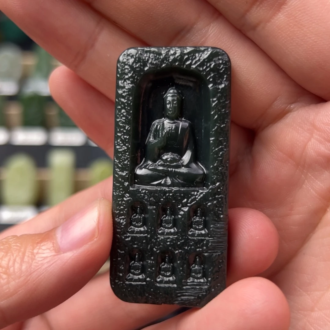 南***漫和田玉未镶嵌挂件