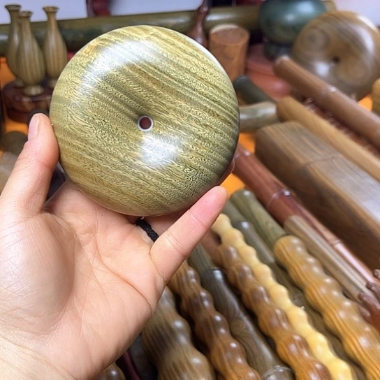 木多*多绿檀平安扣一个豆豆豆